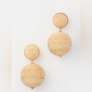 Tuckernuck Raffia Lantern Earrings